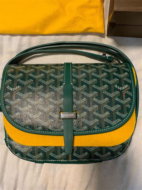 goyard green sling bag|green goyard purses.